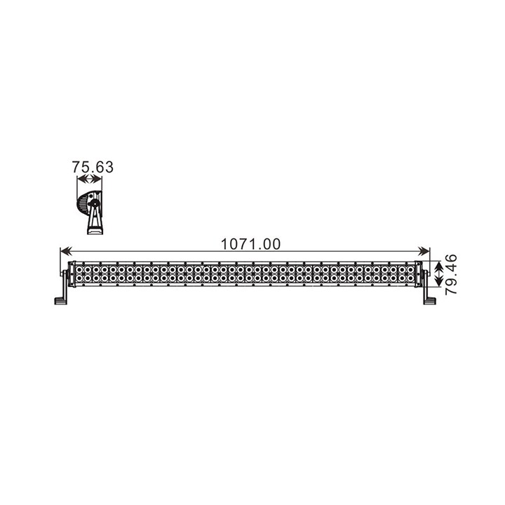 Projecteur Quad 80 LED 240W 14400 Lum,Epistar Leds,CE Rohs