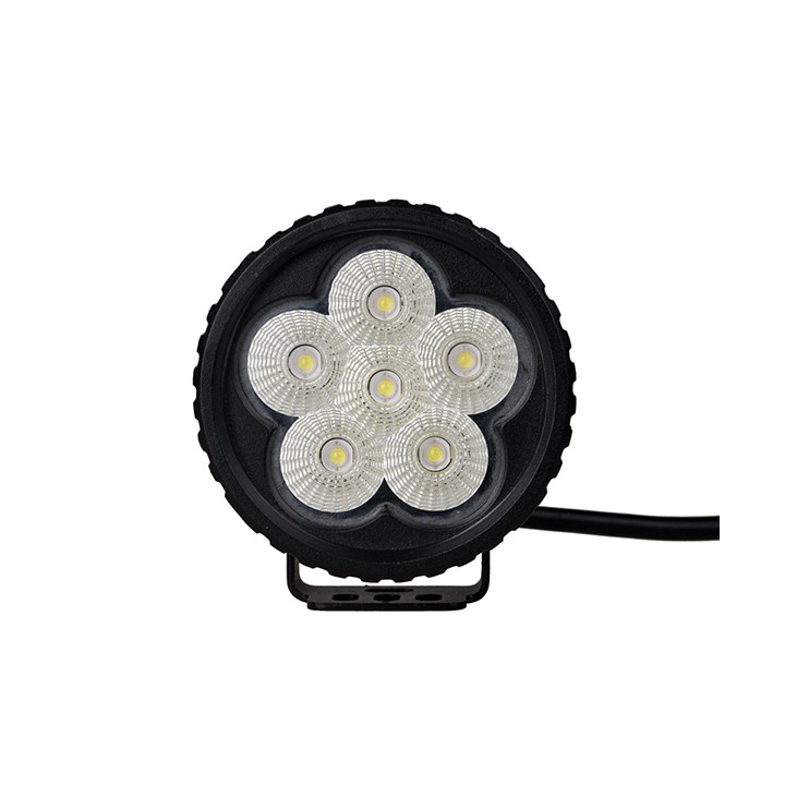 Projecteur rond Ø 88 mm 6 LED - 18 Watts