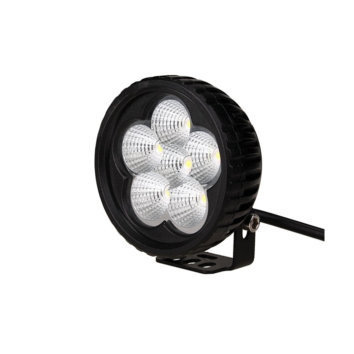 Projecteur rond Ø 88 mm 6 LED - 18 Watts