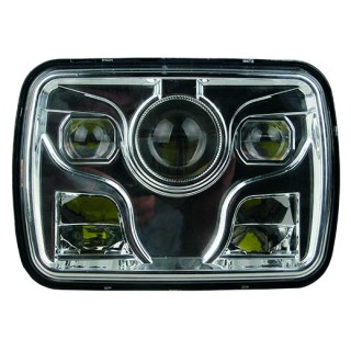 Projecteur Rectangulaire 10 LEDs cristal