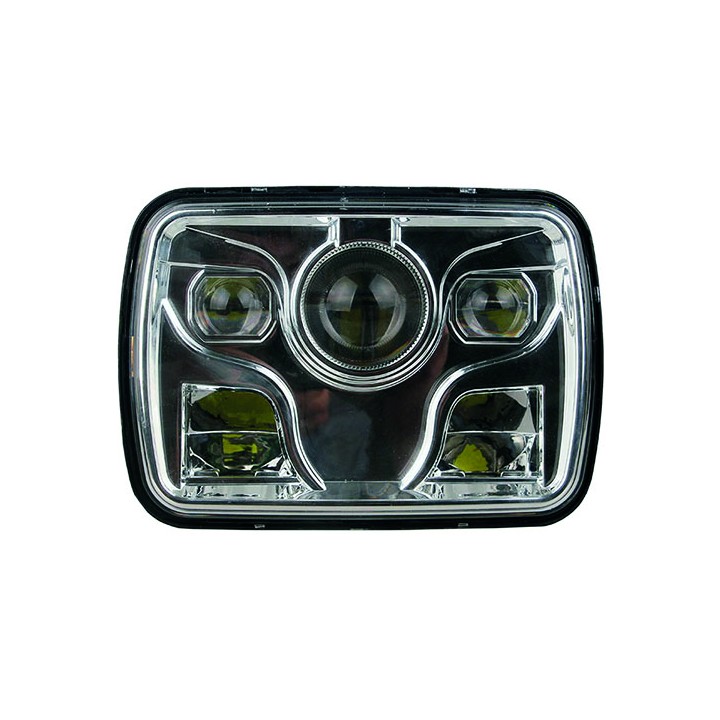 Projecteur Rectangulaire 10 LEDs cristal