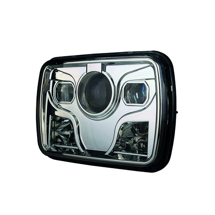 Projecteur Rectangulaire 10 LEDs cristal