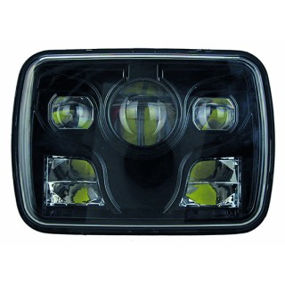 Projecteur Rectangulaire 10 LEDs Noir