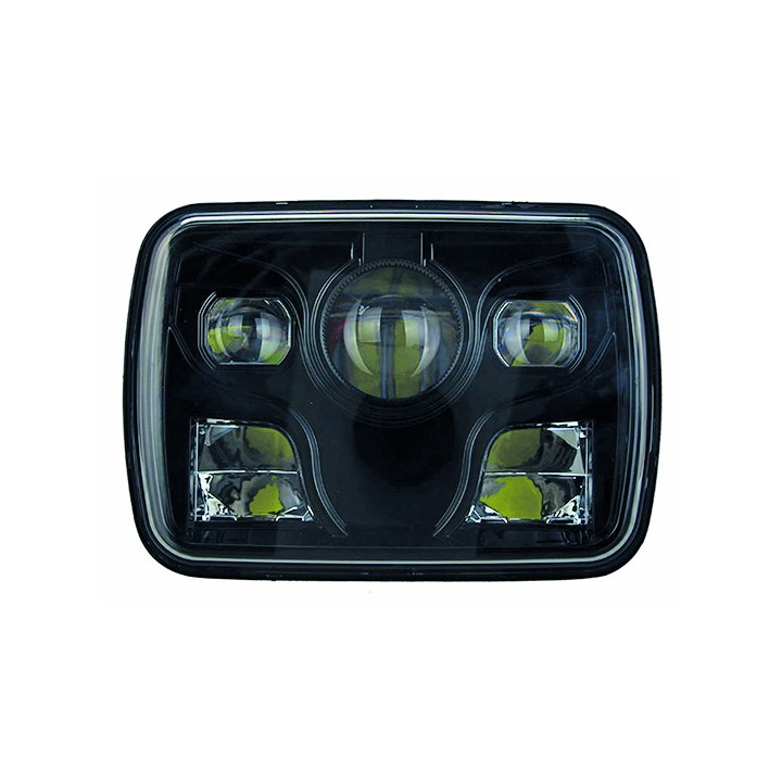 Projecteur Rectangulaire 10 LEDs Noir
