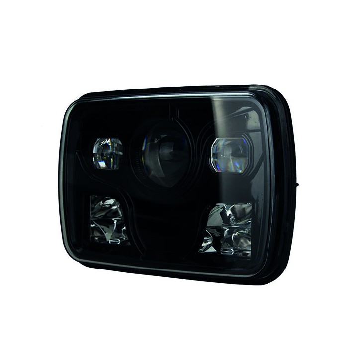 Projecteur Rectangulaire 10 LEDs Noir