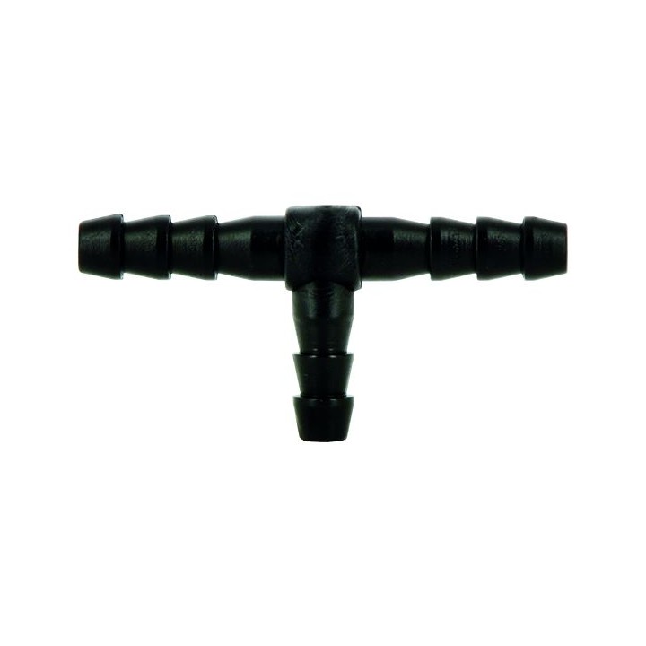 Raccord en T pour durite Ø 8mm