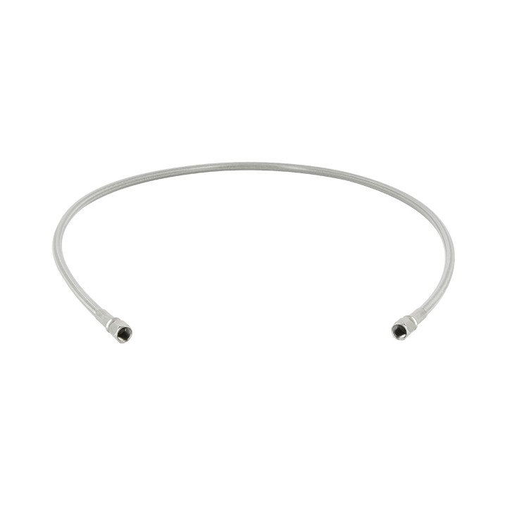 Durite 450mm - Raccords Pré Sertis Gaine Transparente
