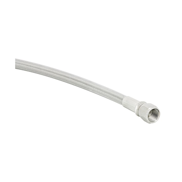 Durite 450mm - Raccords Pré Sertis Gaine Transparente