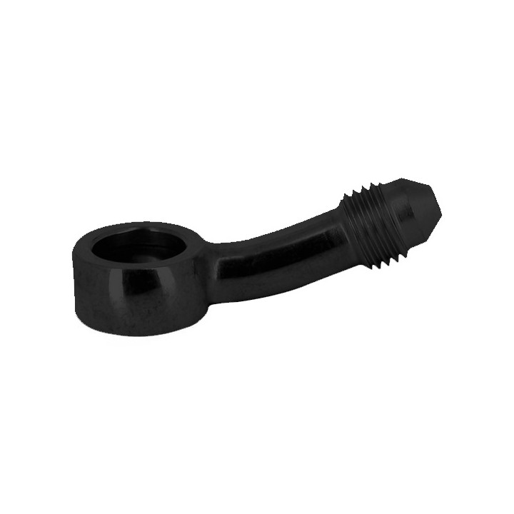 Banjo Alu Noir 20° Pour Durite Pré Sertie