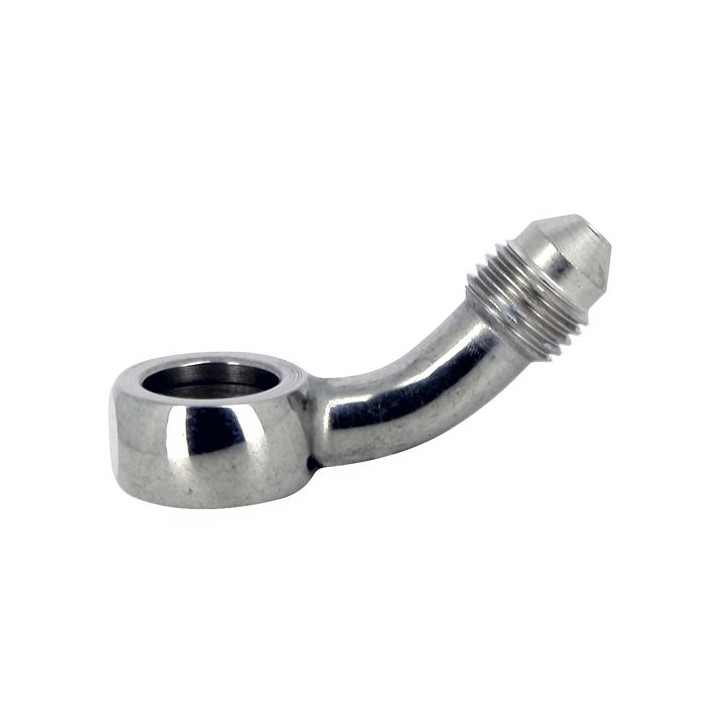 Banjo Inox 45° Pour Durite Pré Sertie
