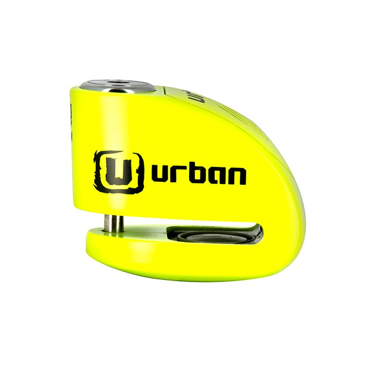 Bloque Disque Ø6 mm avec ALARME - Jaune Fluo