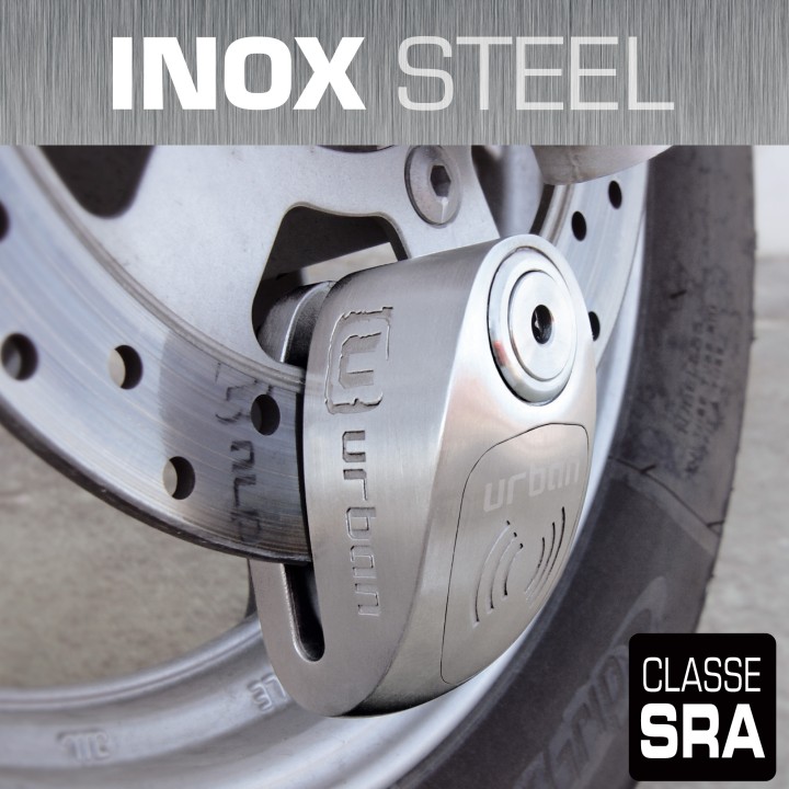 Antivol SRA - Bloque Disque Inox ø10 mm - Hi-Tech Alarme