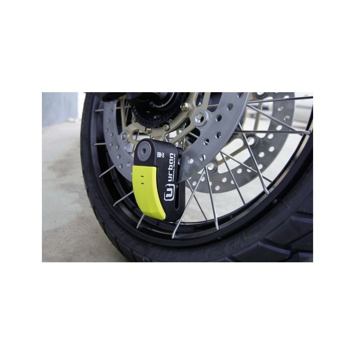 Antivol SRA - Bloque Disque Noir et jaune ø14 mm - Hi-Tech Alarme