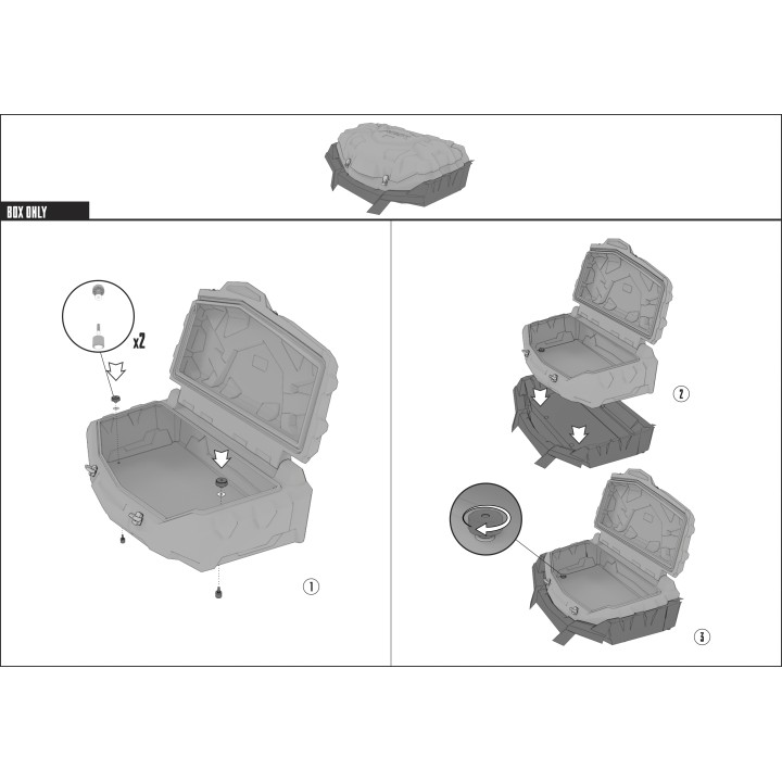 POLARIS RZR 570 REAR BOX