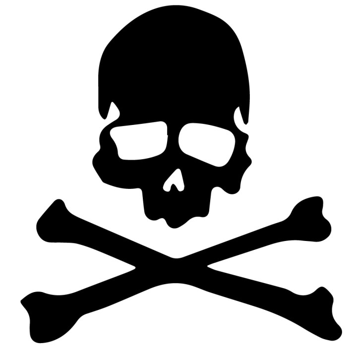 stickers réflechissants noir  pour casques