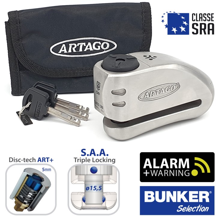 Antivol SRA - Bloque Disque Ø15.5mm - Homologués