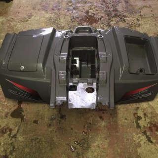 plastique arrière quad masai A450 (gris)