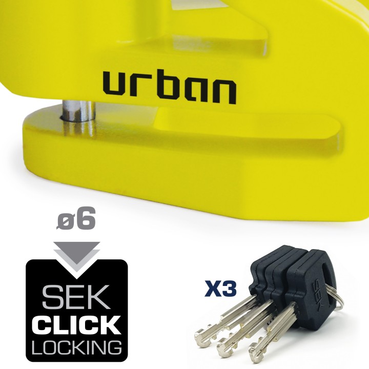Bloque Disque Ø6 mm - Jaune
