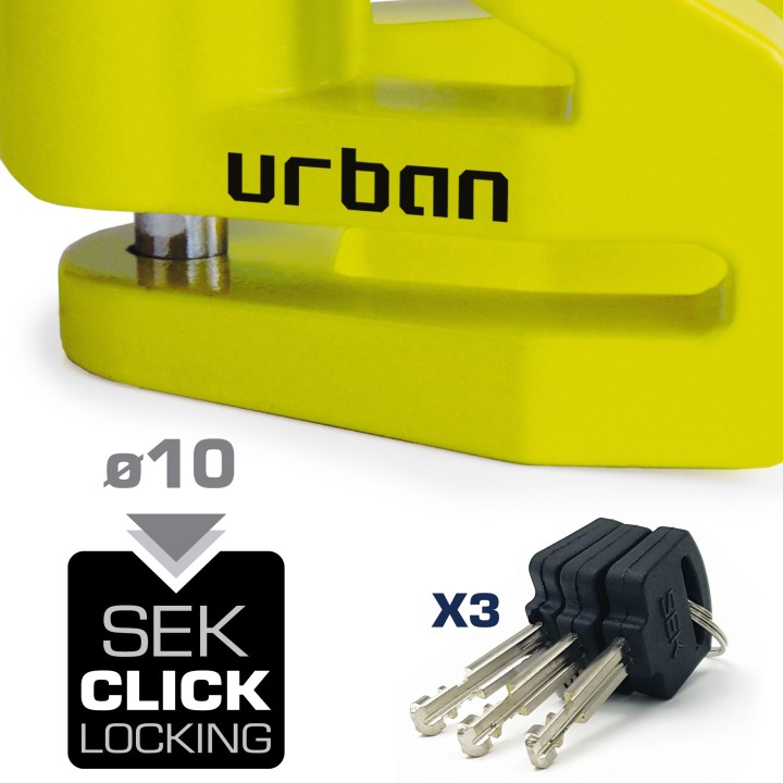 Bloque Disque Ø10 mm - Jaune