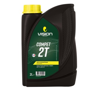 COMPET - Huile 2T 2L- 100% Synthèse – Ester
