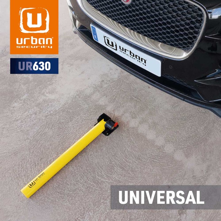 Antivol Voiture- Barrière Rabattable -Poteau Parking avec Serrure Uni