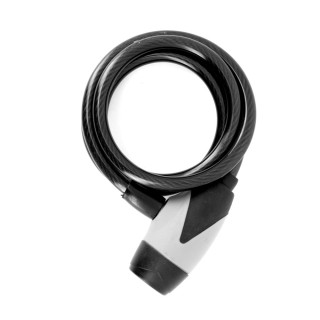 Antivol Câble Tressé Ø10mm x 1M - Gaine Fumée