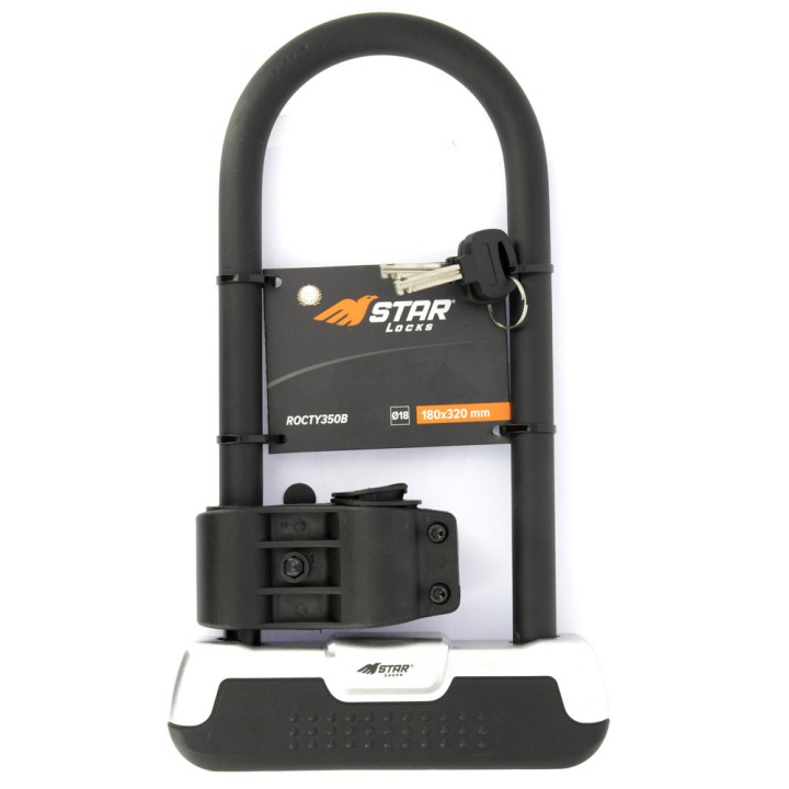 Antivol U 180 X 320 mm Ø18mm + Support De Fixation