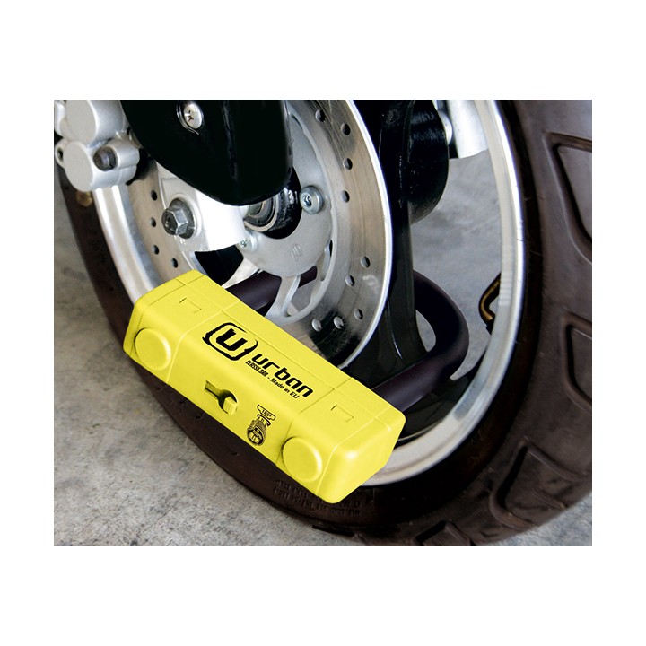Antivol SRA - U - UR85 - ø18 - 85*120 Homologation Noir & Jaune