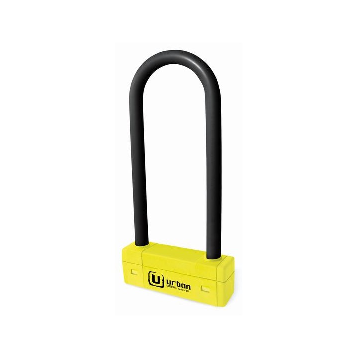 Antivol SRA - U - UR85 - ø18 - 85*250 Homologation Noir & Jaune