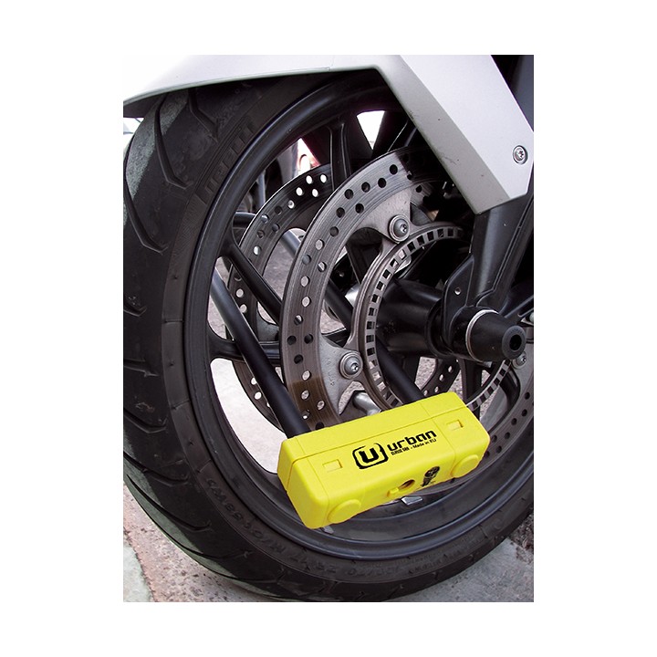 Antivol SRA - U - UR85 - ø18 - 85*300 Homologation Noir & Jaune