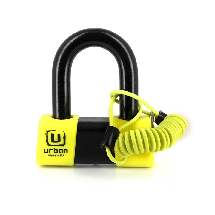 Antivol Mini U SRA - ø18 - Homologation - Noir & Jaune