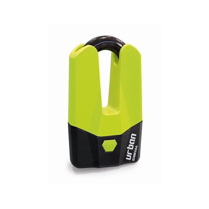 Antivol SRA - Bloque Disque Mini U Ø15 Jaune Homologation