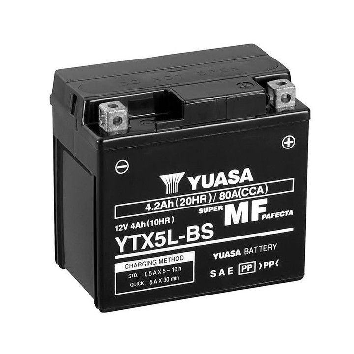 Batterie YTX5l SLA AGM - Sans Entretien - Prête à l'emploi.