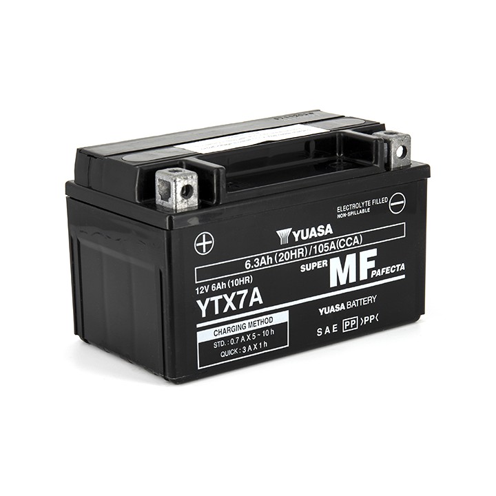 Batterie Ytx7a SLA AGM - Sans Entretien - Prête à l'emploi.