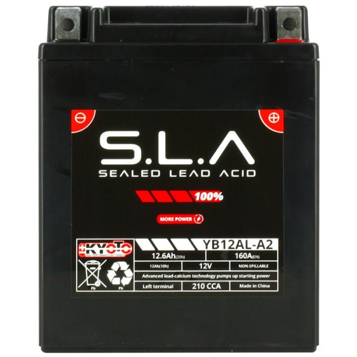 YB12AL-A2 Batterie SLA-AGM - Sans Entretien - Prête à l'Emploi