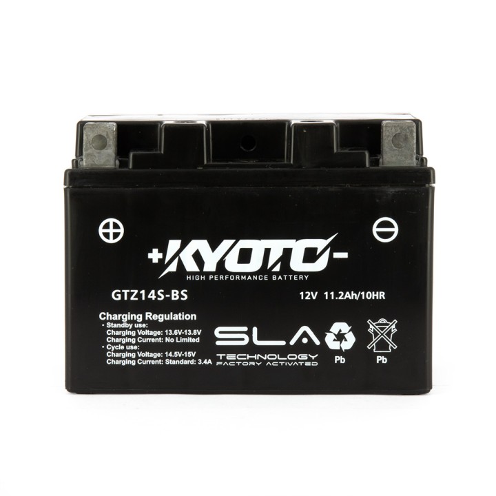 Batterie Gtz14s-bs SLA-AGM - Sans Entretien - Prête à l'Emploi - Equ