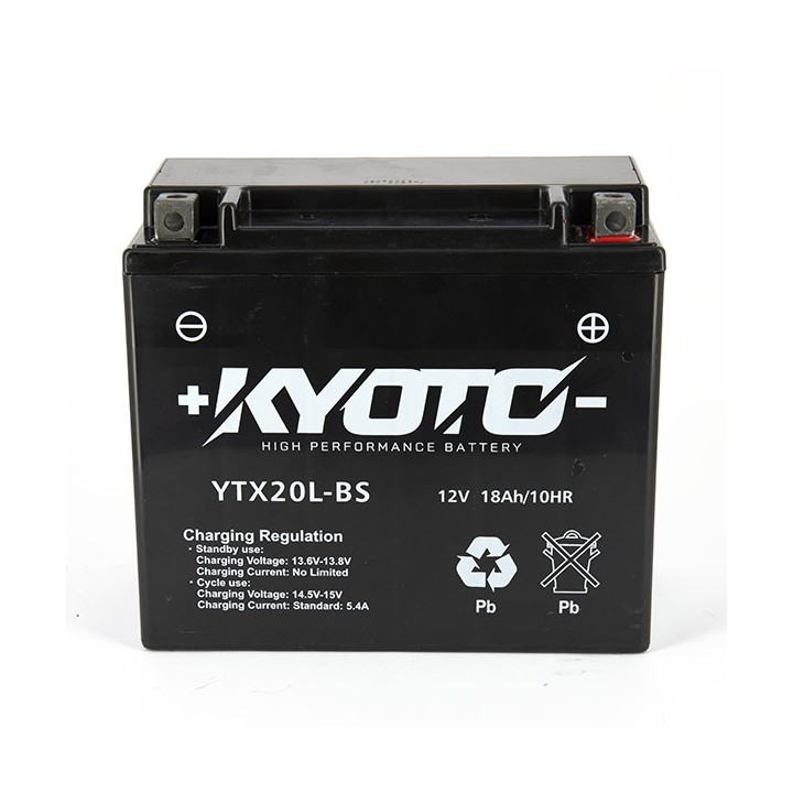 Batterie GTX20L-BS SLA-AGM - Sans Entretien - Prête à l'Emploi