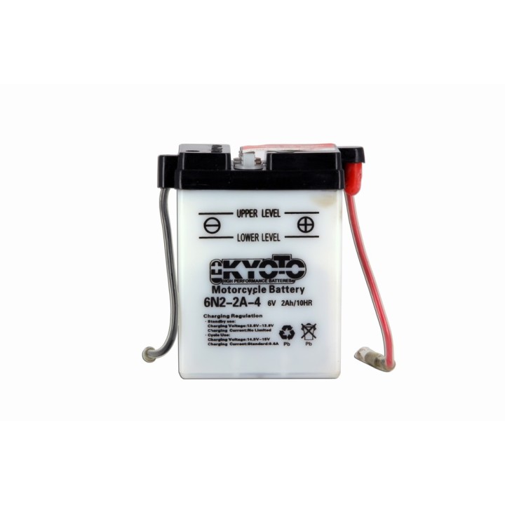 Batterie 6N2-2A-4 Conventionnelle Avec Entretien - Livrée Avec Pack A