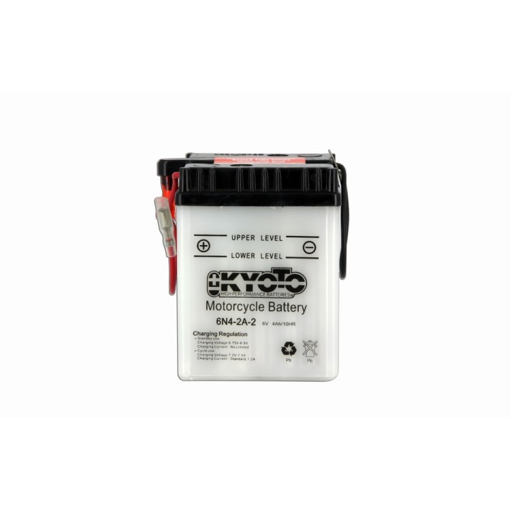 Batterie 6N4-2A-2 Conventionnelle Avec Entretien - Livrée Avec Pack A