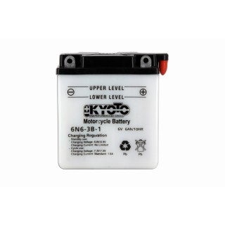 Batterie 6N6-3B-1 Conventionnelle Avec Entretien - Livrée Avec Pack A