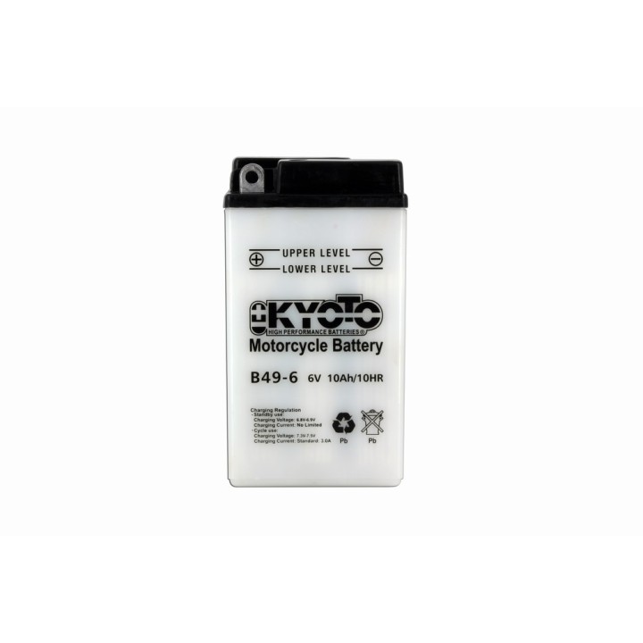 Batterie B49-6 Conventionnelle Avec Entretien - Livrée Avec Pack Acid