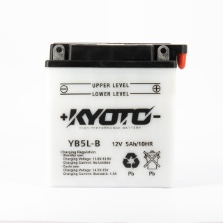 Batterie YB5L-B Conventionnelle Avec Entretien - Livrée Avec Pack Aci