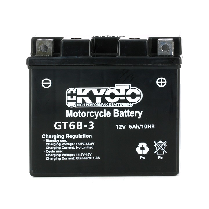 Batterie GT6B-3 SLA-AGM - Sans Entretien - Prête à l'Emploi