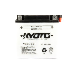 Batterie YB7L-B2 Conventionnelle Avec Entretien - Livrée Avec Pack Ac