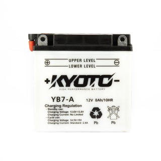 Batterie YB7-A Conventionnelle Avec Entretien - Livrée Avec Pack Acid