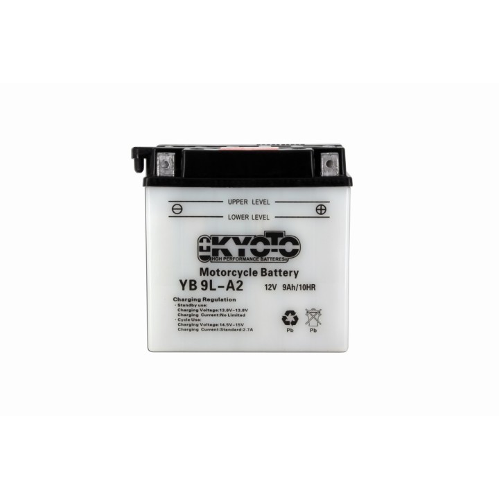 Batterie YB9L-A2 Conventionnelle Avec Entretien - Livrée Avec Pack Ac