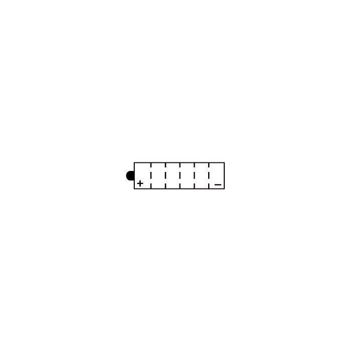 Batterie YB12A-A Conventionnelle Avec Entretien - Livrée Avec Pack Ac