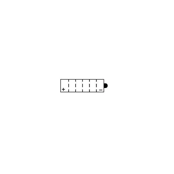 Batterie YB12A-B Conventionnelle Avec Entretien - Livrée Avec Pack Ac
