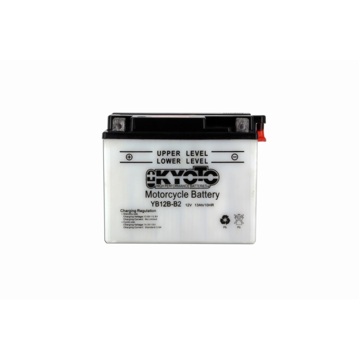 Batterie YB12B-B2 Conventionnelle Avec Entretien - Livrée Avec Pack A