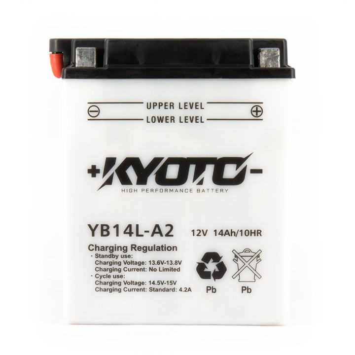 Batterie YB14L-A2 Conventionnelle Avec Entretien - Livrée Avec Pack A